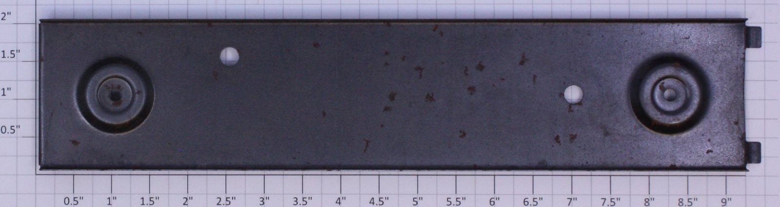 Lionel 6464-9 O Gauge Sheet Metal 2 Hole Boxcar Frame with Surface Rust