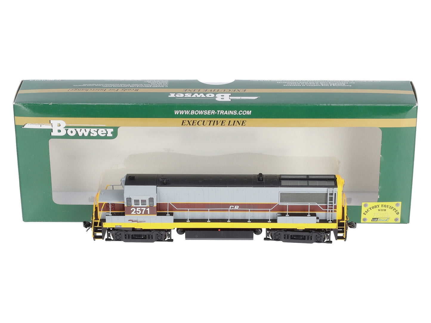 Bowser 23815 HO Conrail GE U25B with LokSound & DCC Executive Line #2571