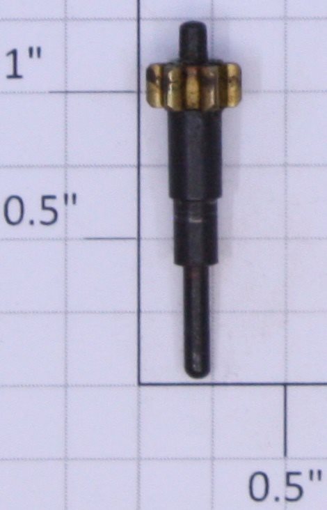 Lionel 50-65 Section Gang Car Pinion Shaft Assembly
