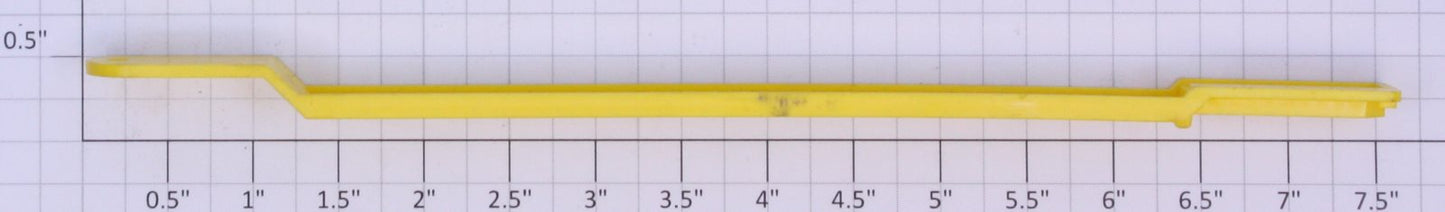 Lionel 3512-31 O Gauge Fire Ladder Car Yellow Rack Gear Return Arm
