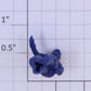 Lionel 3562-62 O Gauge Medium Blue Barrel Car Unpainted Figure w/ T-Slot