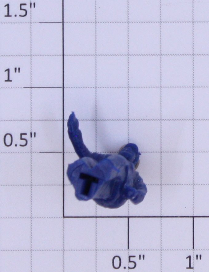 Lionel 3562-62 O Gauge Medium Blue Barrel Car Unpainted Figure w/ T-Slot