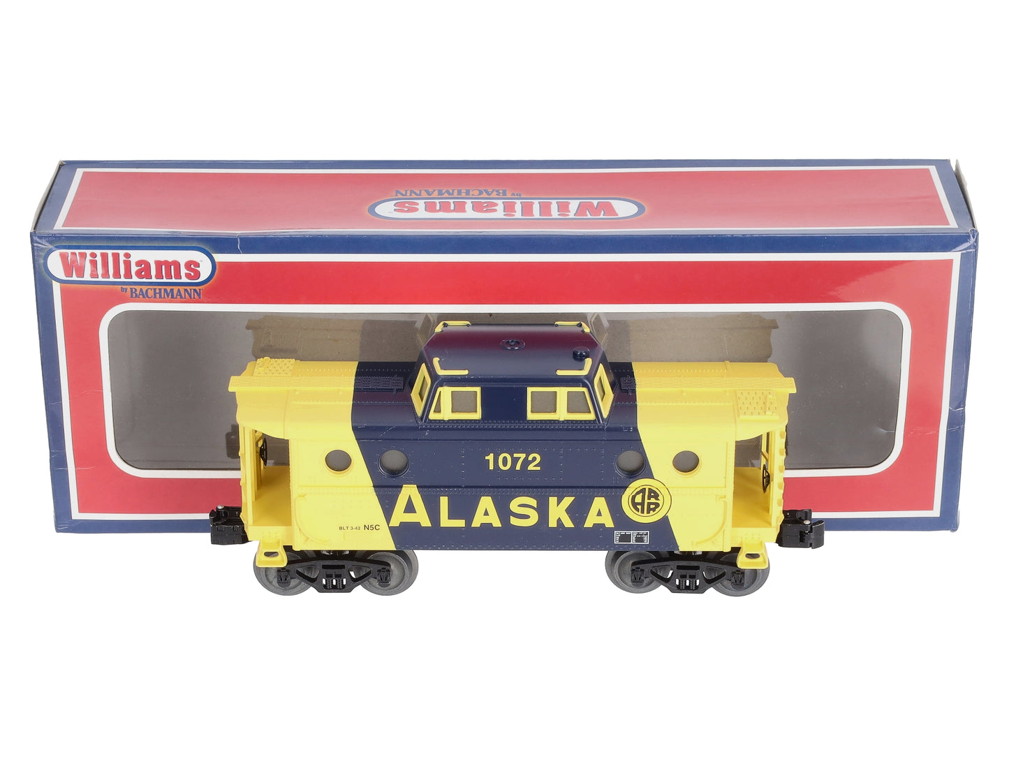 Williams 47754 O Gauge Alaska N5C Porthole Caboose #1072