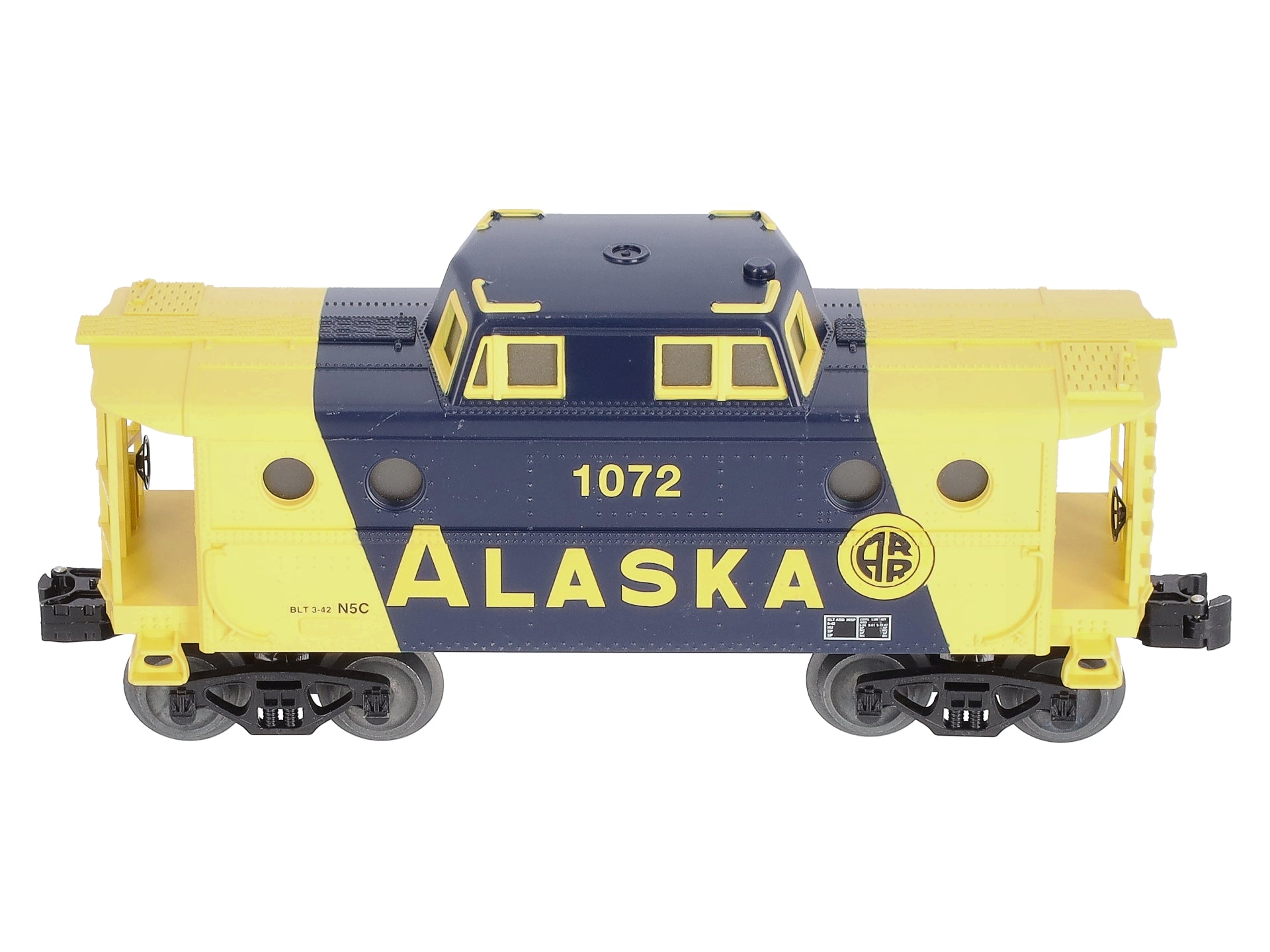 Williams 47754 O Gauge Alaska N5C Porthole Caboose #1072