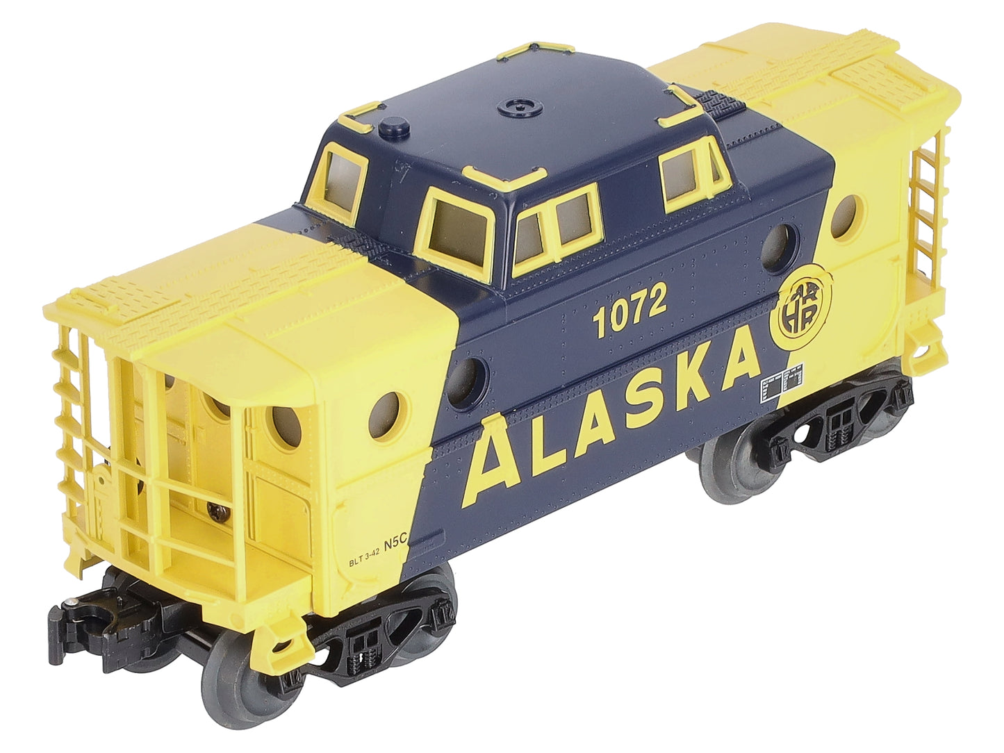Williams 47754 O Gauge Alaska N5C Porthole Caboose #1072