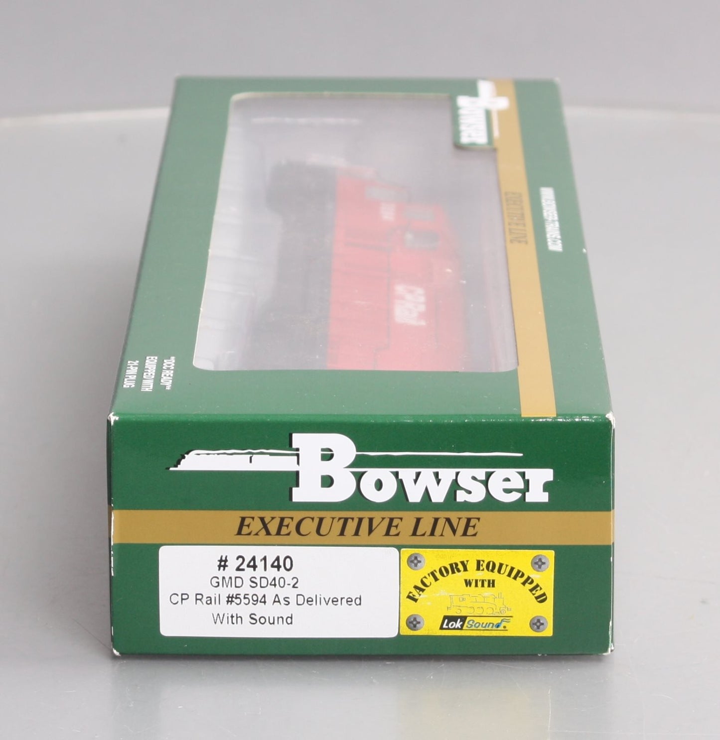 Bowser 24140 HO Canadian Pacific SD40-2 Diesel Locomotive #5594 w/DCC & Sound