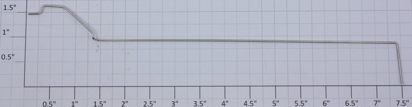 Lionel 8352-23 GP-20 Left Hand Long Handrail