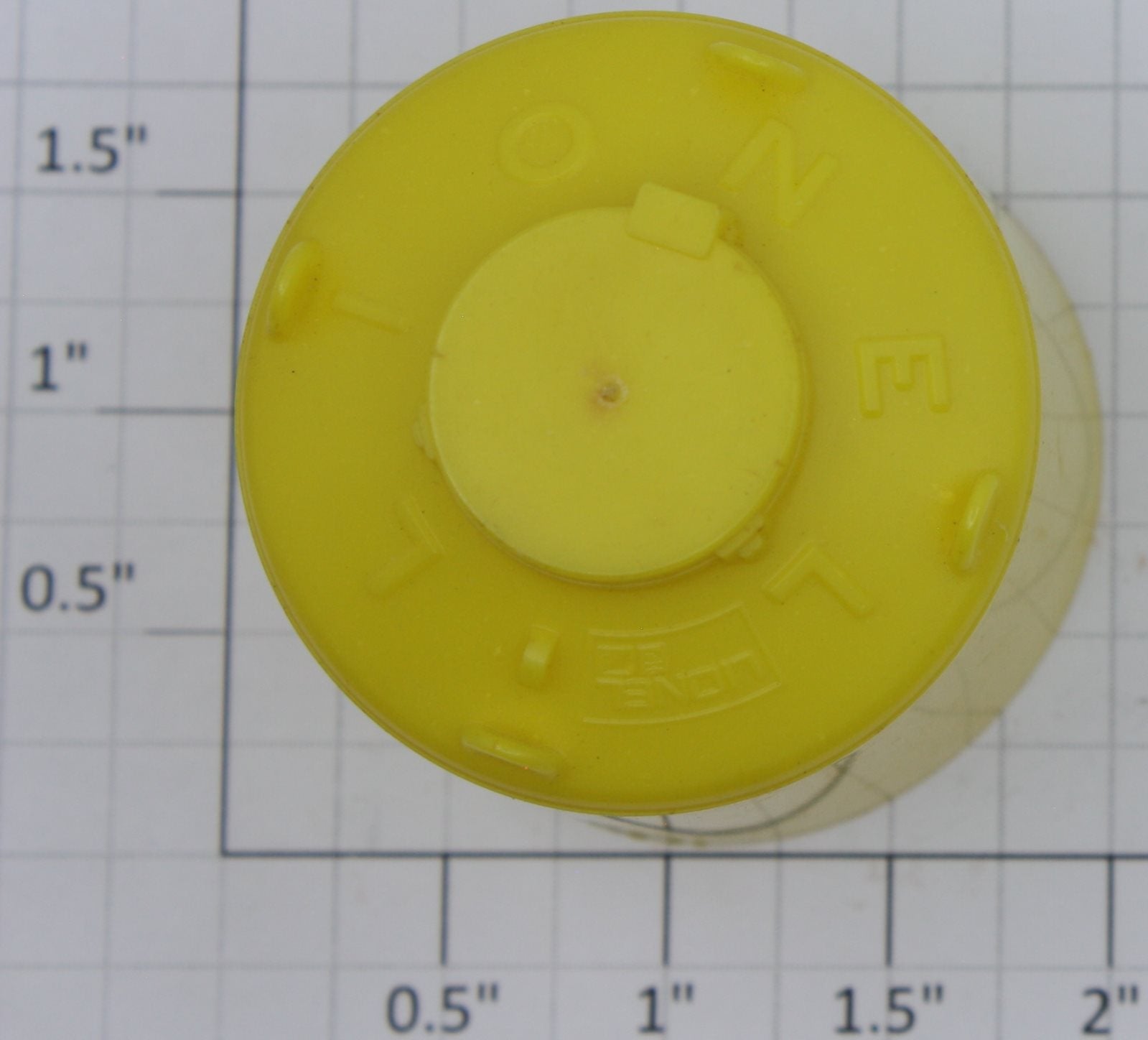 Lionel 6112-13 O Gauge Light Yellow Canister