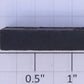 Acme 1028-12 Fiber Block 1-7/16" Long x 3/4" W x 1/4" Thick w/ #8-32 Thread