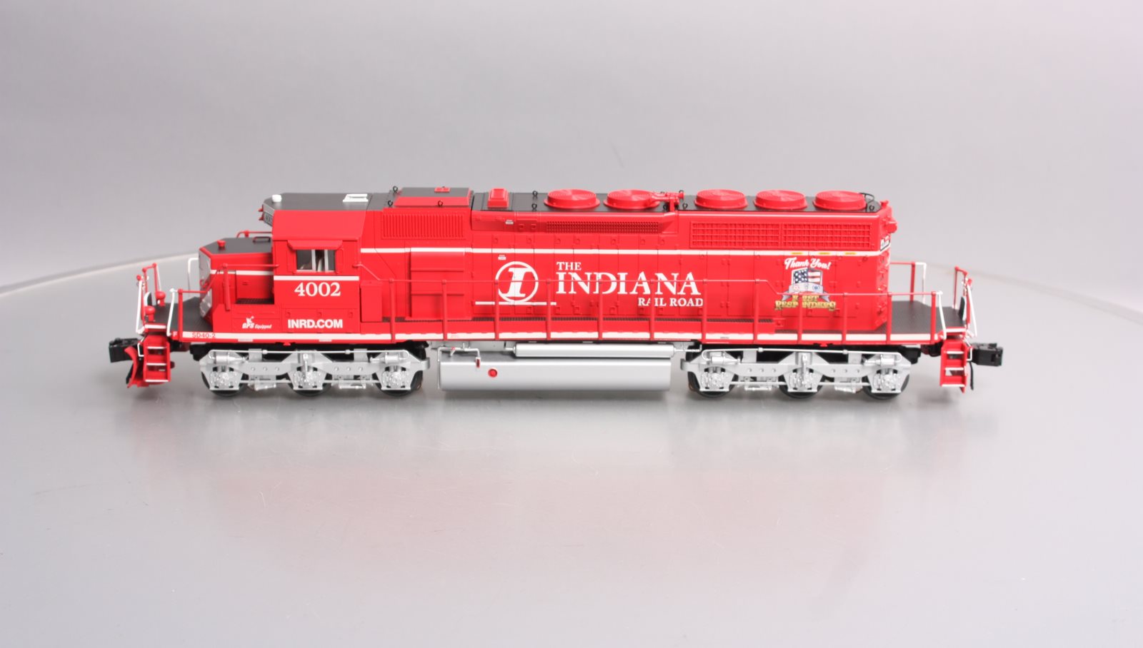 Lionel Mr Muffins Trains 2233961 O Indiana RR SD40-2 Diesel Loco #4002 w/LEGACY LN/Box