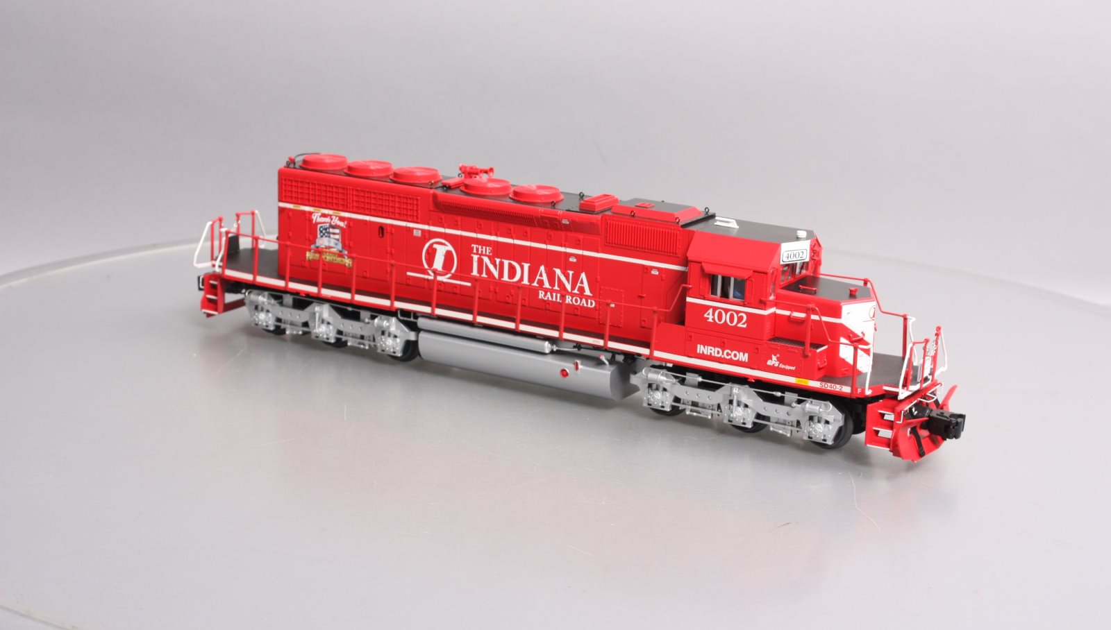 Lionel Mr Muffins Trains 2233961 O Indiana RR SD40-2 Diesel Loco #4002 w/LEGACY LN/Box