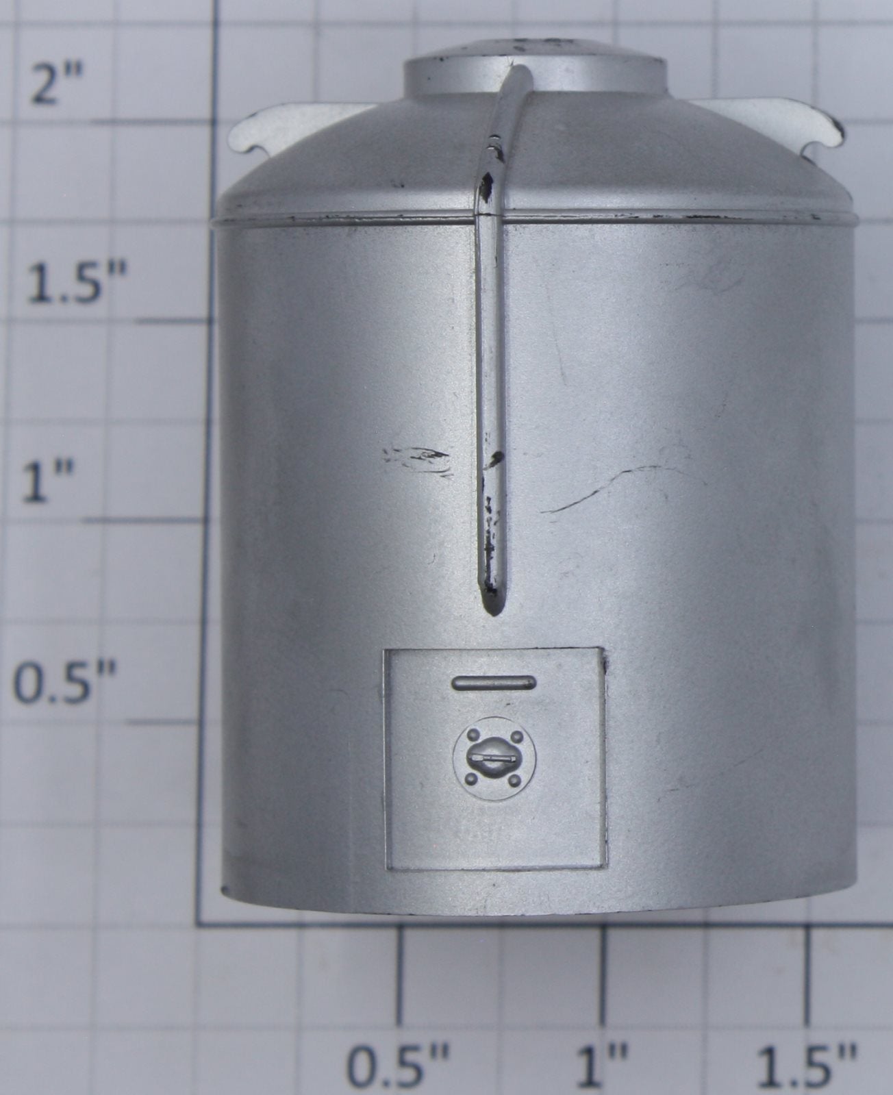 American Flyer PA13C201X S Scale Silver Canister without Letters