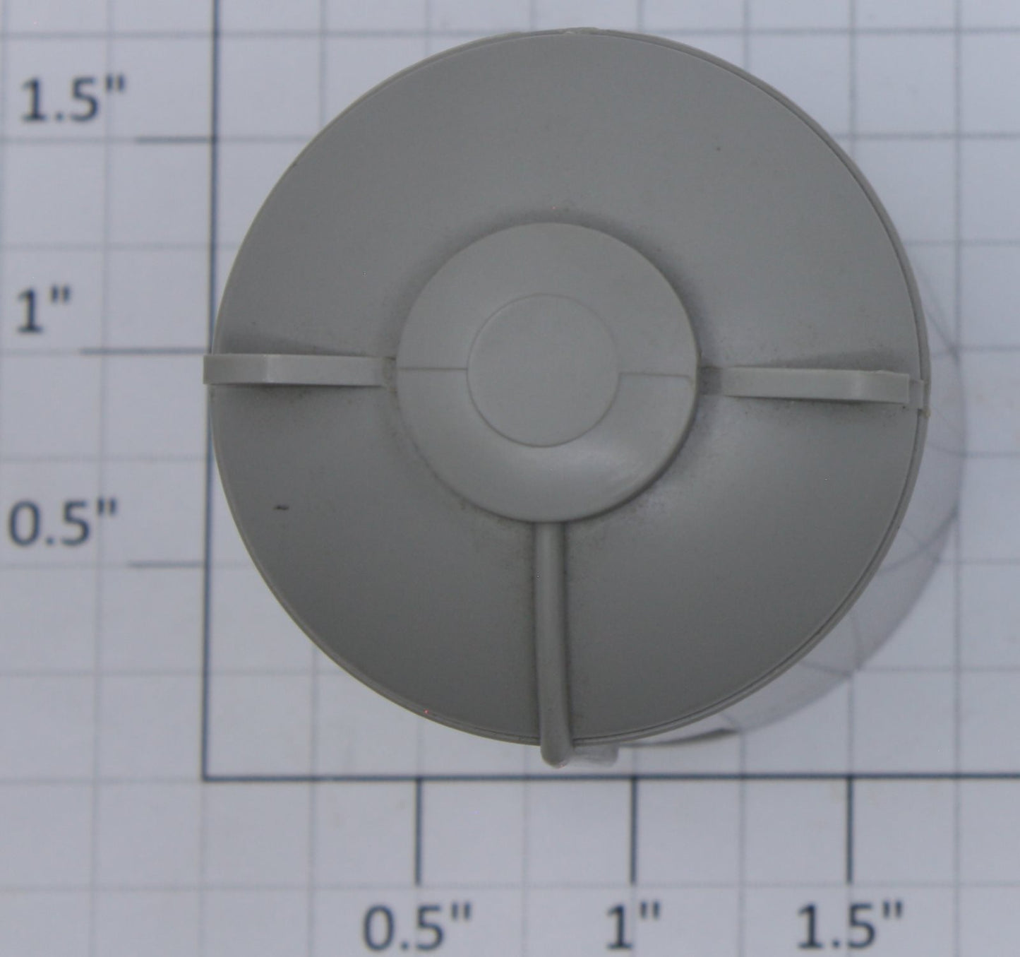 American Flyer PA13C201 S Scale Gray Blank Canister - No Lettering