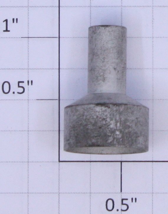 Acme 1028-01 O Gauge Gray Aluminum Smoke Stack