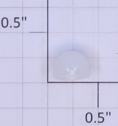 Acme 1028-06 O Gauge White Lens 1/4