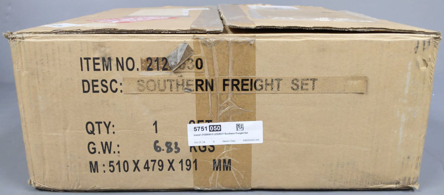 Lionel 2122030 O LEGACY Southern Freight Set LN/Box
