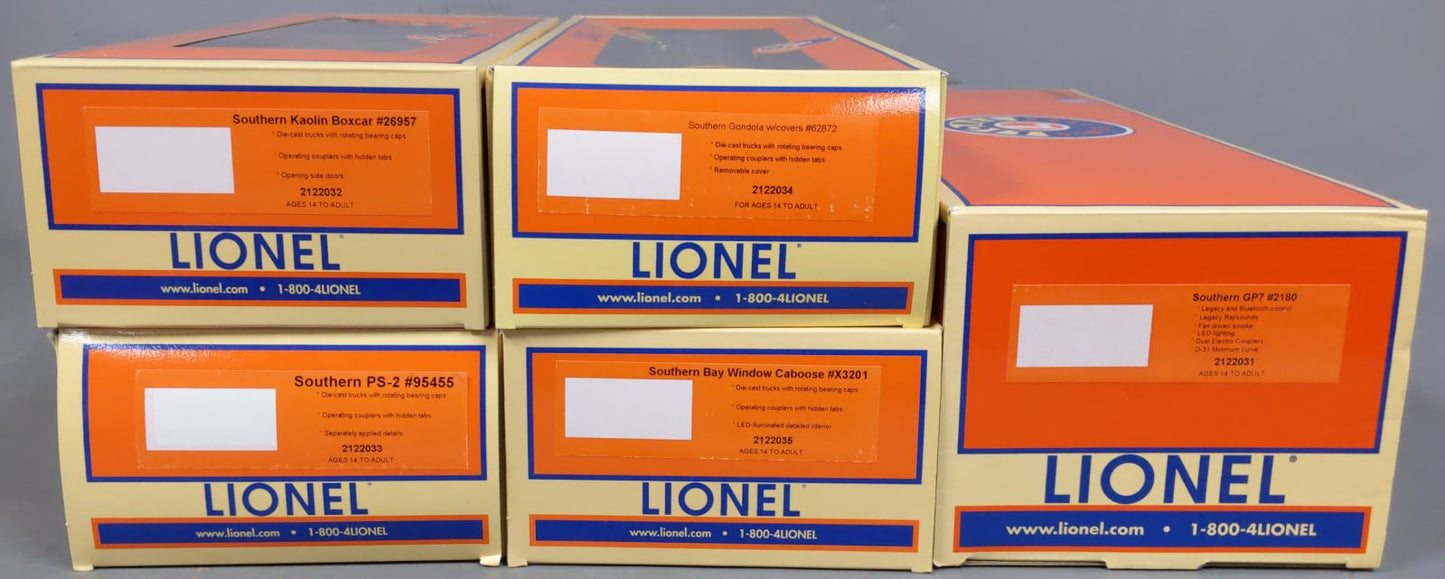 Lionel 2122030 O LEGACY Southern Freight Set LN/Box