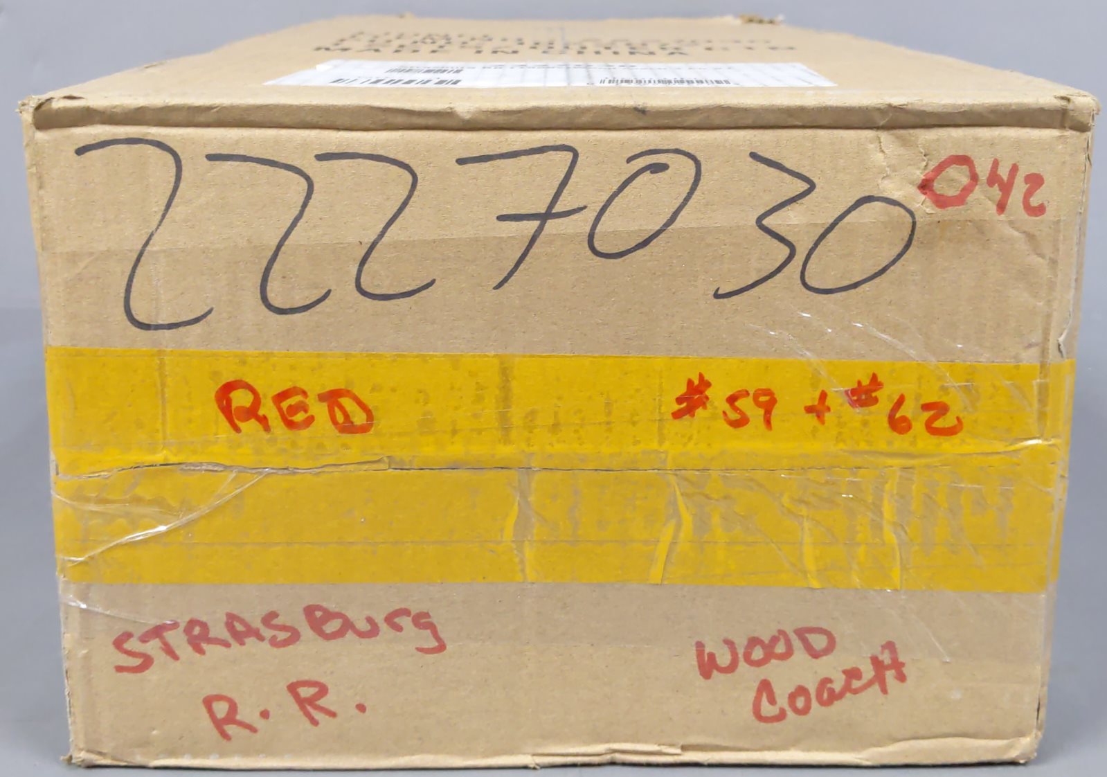 Lionel 2227030 O Strasburg Railroad Wood Coach #1 (Pack of 2)