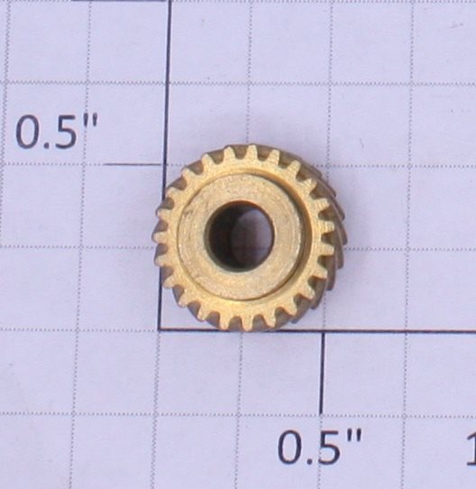 Lionel 8010-115 T-23 Brass Metal Worm Gear .5"L x .38"W x .18"D