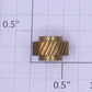 Lionel 8010-115 T-23 Brass Metal Worm Gear .5"L x .38"W x .18"D