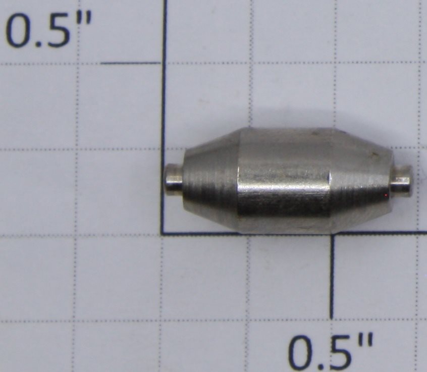 Lionel 622-138 5/16"x 23/32" Nickel Plated Early Collector Pickup Roller