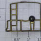 American Flyer XA10013 S Scale Brass Caboose End Rail with Brake Wheel