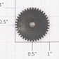 Lionel 1655M-7 39-Tooth Gear Set