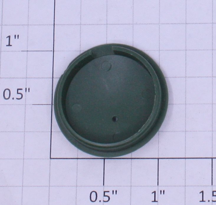Bachmann HO1000 1-1/8" Diameter Green Tank Car End