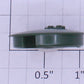 Bachmann HO1000 1-1/8" Diameter Green Tank Car End