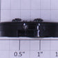 Lionel 9138-57 Black Tank Car End