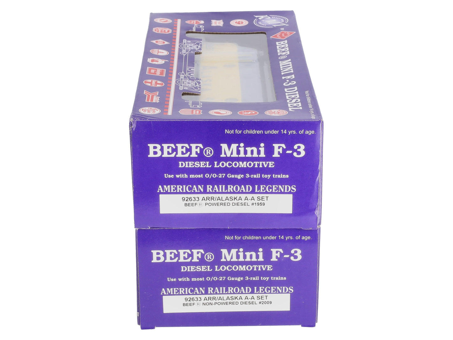 RMT 92633 O Gauge Alaska Beef Mini F-3 A-A Diesel Engine Set  #2009/1959