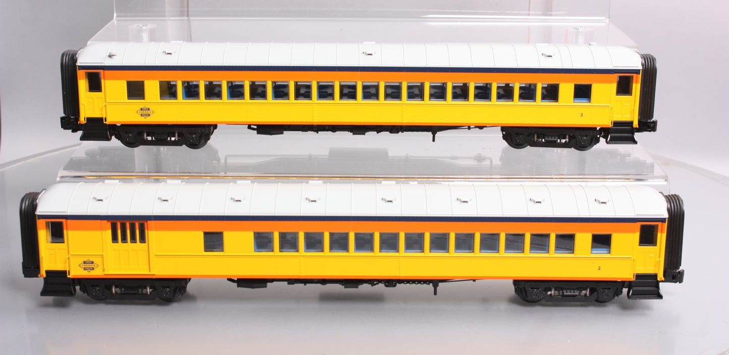Lionel 2027370 O Gauge Chessie Steam Steel Car 2-Pack MT/Box