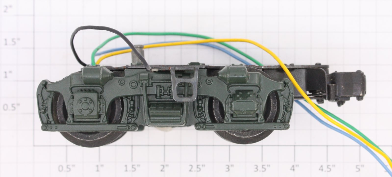 Lionel 18133-570 Green Rear Truck Assembly with Speed Sensor