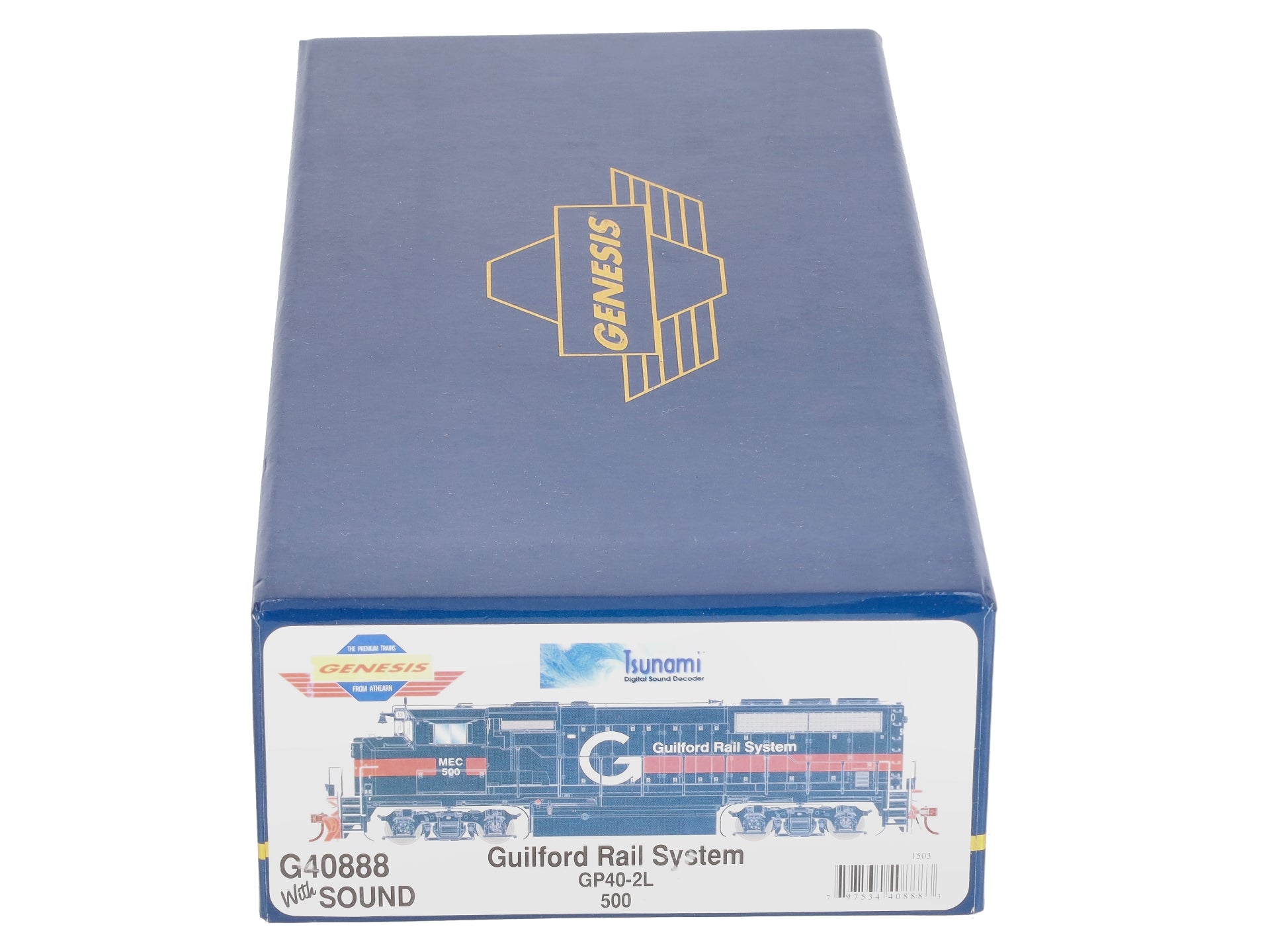 Athearn G40888 HO Guilford/MEC GP40-2L Diesel Locomotive w/DCC & Sound #500