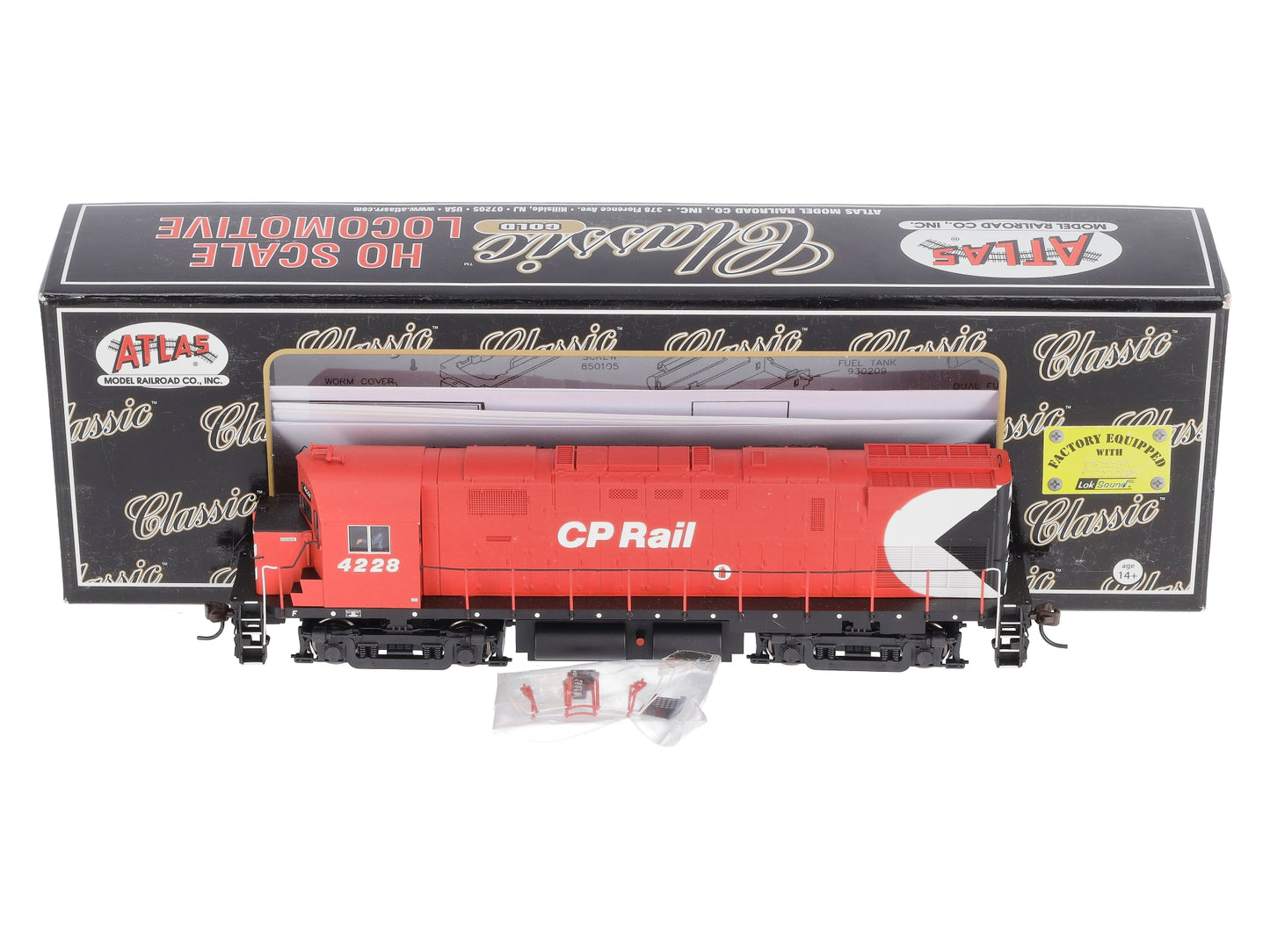 Atlas 10001369 HO Canadian Pacific C424 Locomotive w/DCC & Sound #4228