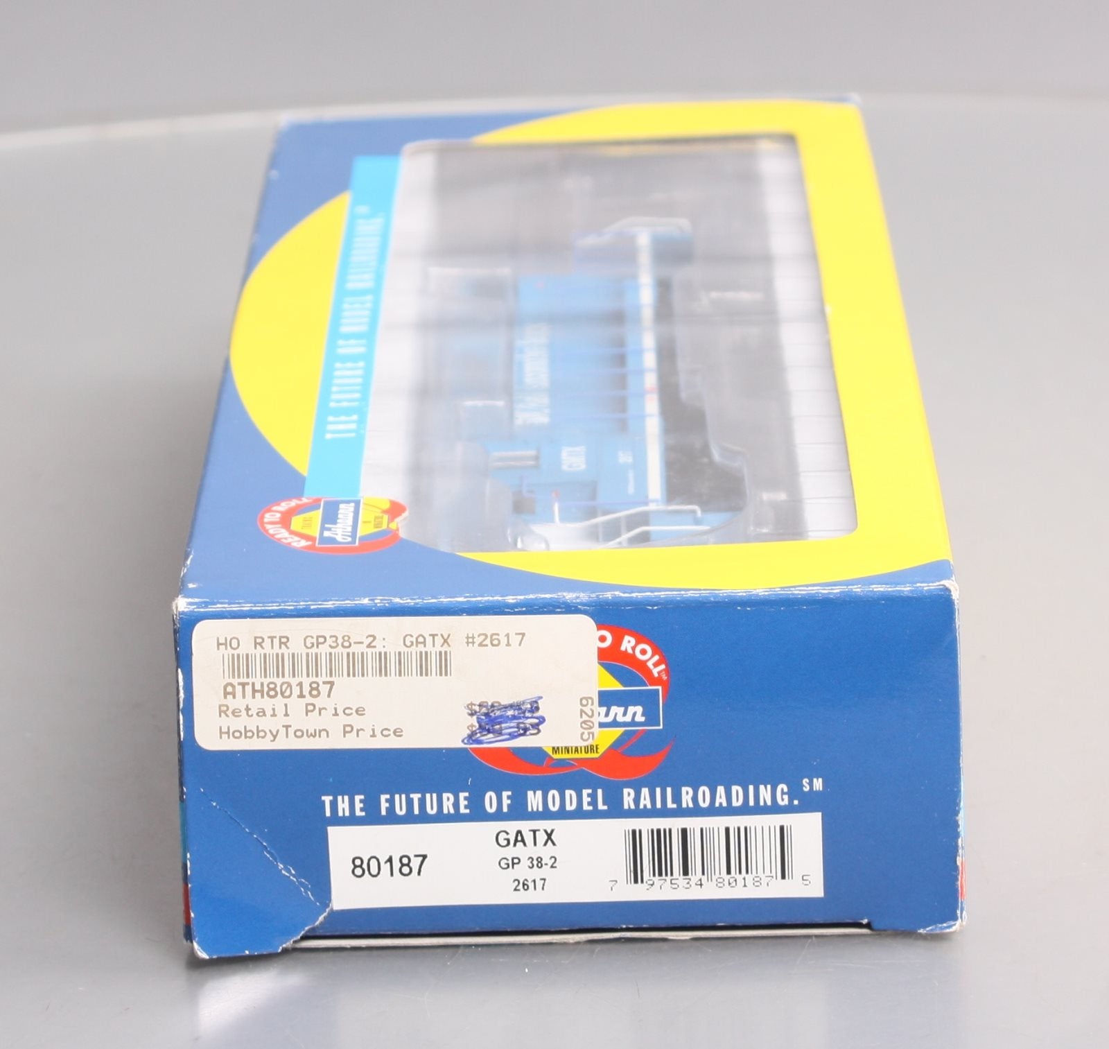Athearn 80187 HO Scale GATX GP38-2 Diesel Locomotive #2617 LN/Box
