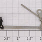 Lionel 8606-63 Right Hand Valve Gear Assembly