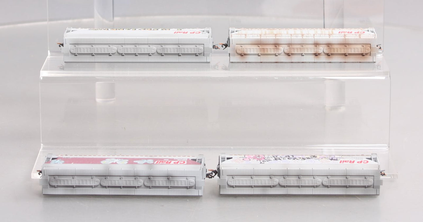 Micro-Trains 99305340 N SOO Line/CP Rail Weathered 3-Bay Cvd Hopper (Set of 4)