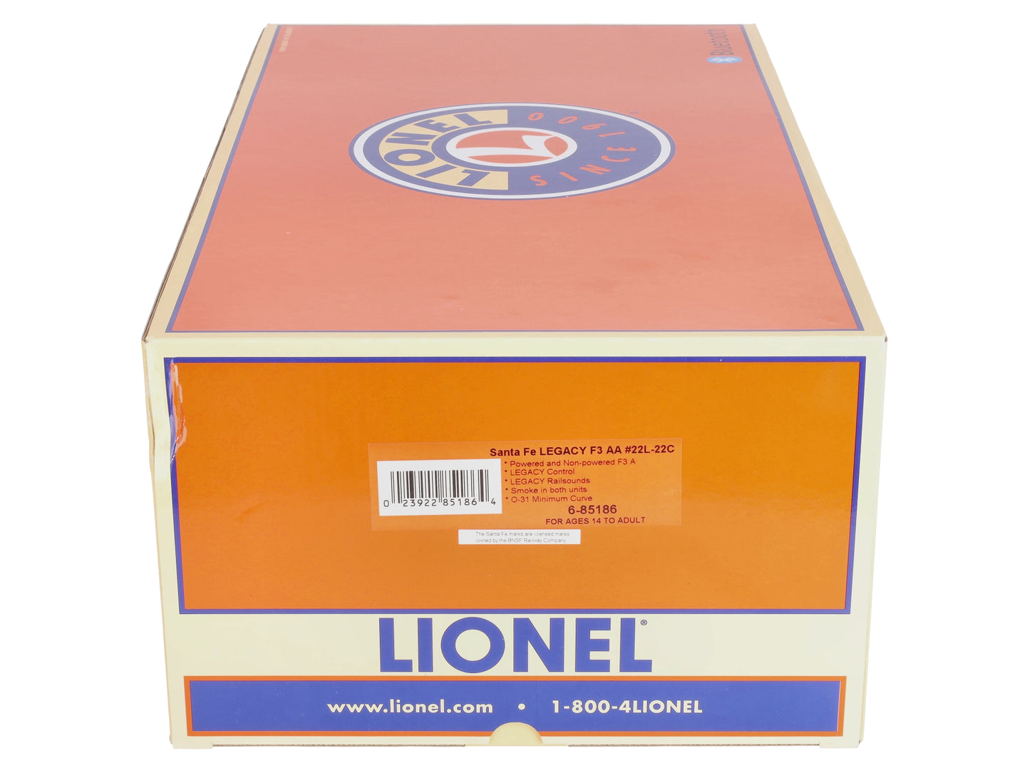 Lionel 6-85186 O Santa Fe Legacy AA F3 Diesel Locomotive #22L/22C