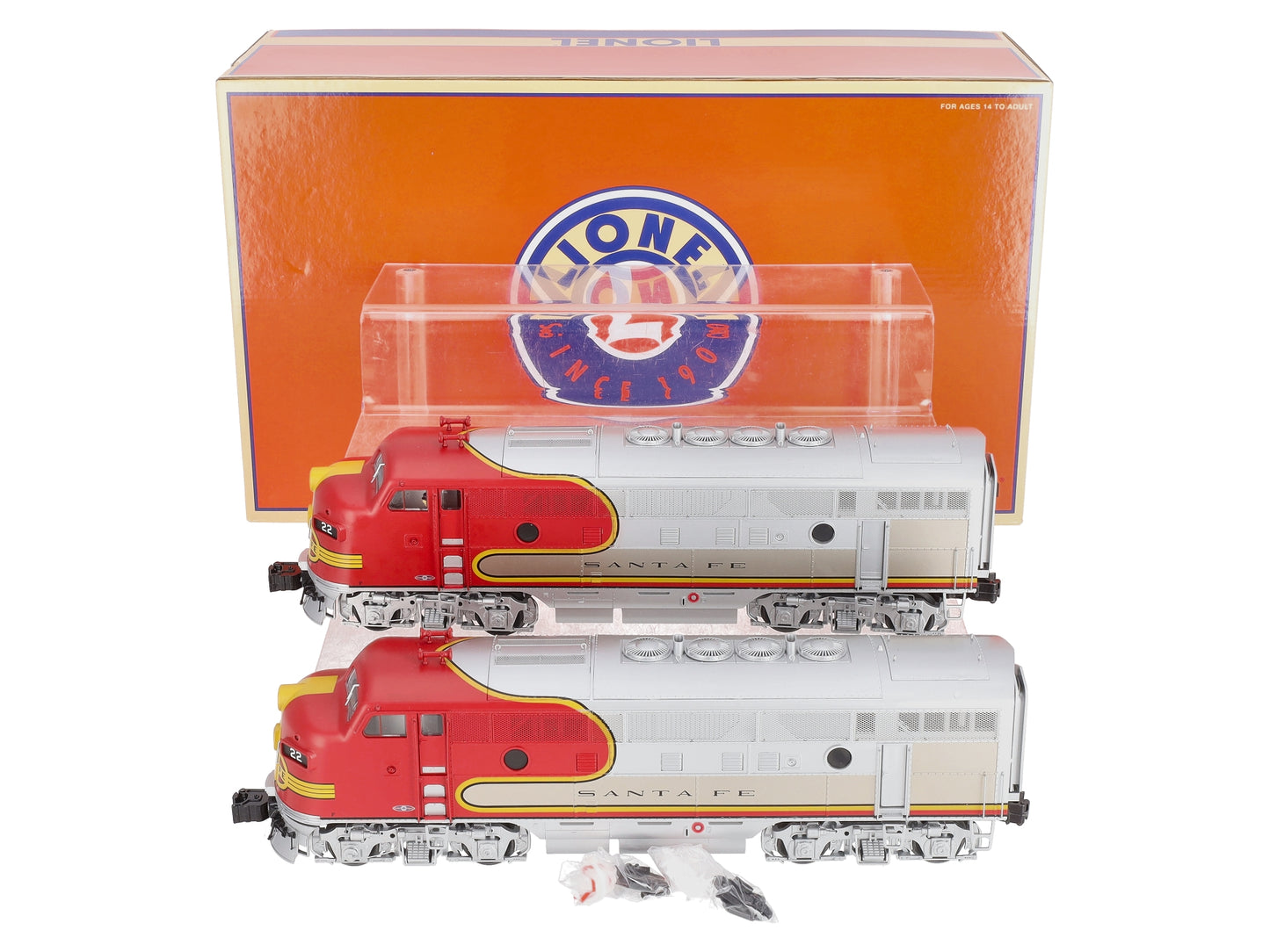 Lionel 6-85186 O Santa Fe Legacy AA F3 Diesel Locomotive #22L/22C