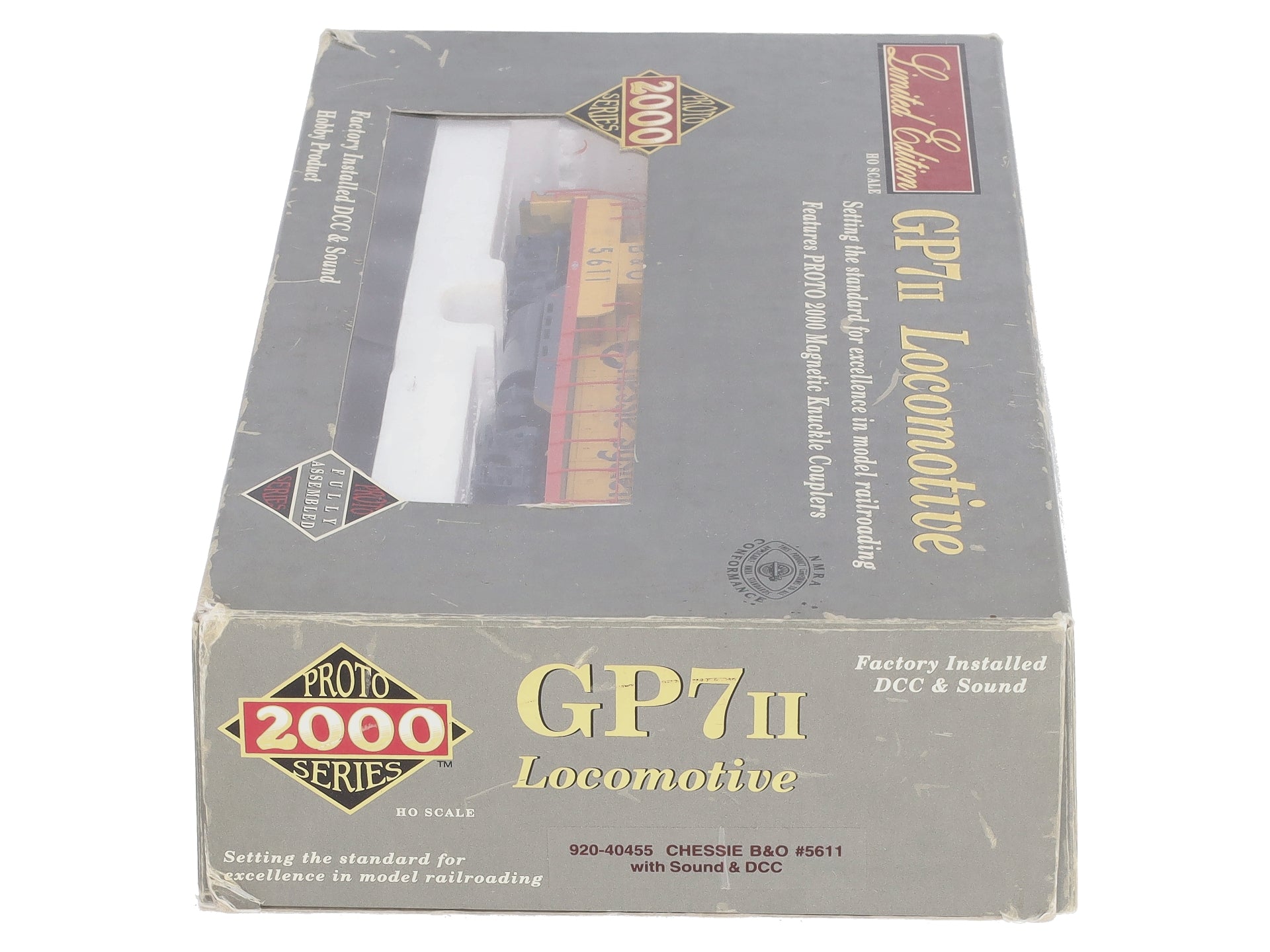 Proto 2000 920-40455 HO B&O Chessie GP7 Diesel Locomotive #5611 w/Sound/DC/DCC LN/Box