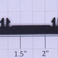Lionel 9700-15X Black Plastic 4-Prong Door Guide