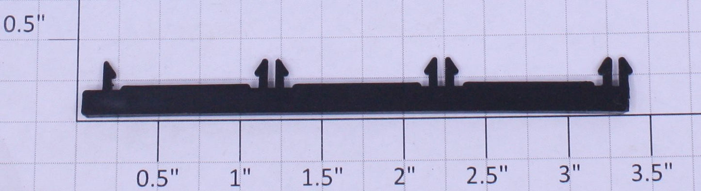 Lionel 9700-15X Black Plastic 4-Prong Door Guide