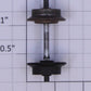 American Flyer XA10238-B S Scale Brass Metal & Plastic Wheel Set