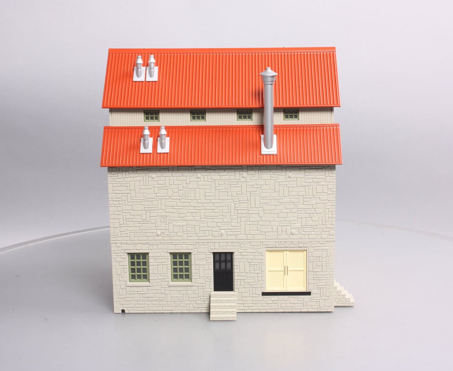 MTH 30-90188 O Granary Layout Building Gray Stone w/Red Oxide Roof NIB