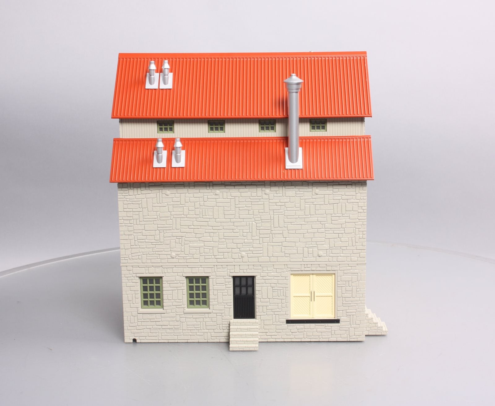 MTH 30-90188 O Granary Layout Building Gray Stone w/Red Oxide Roof NIB