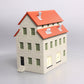 MTH 30-90188 O Granary Layout Building Gray Stone w/Red Oxide Roof