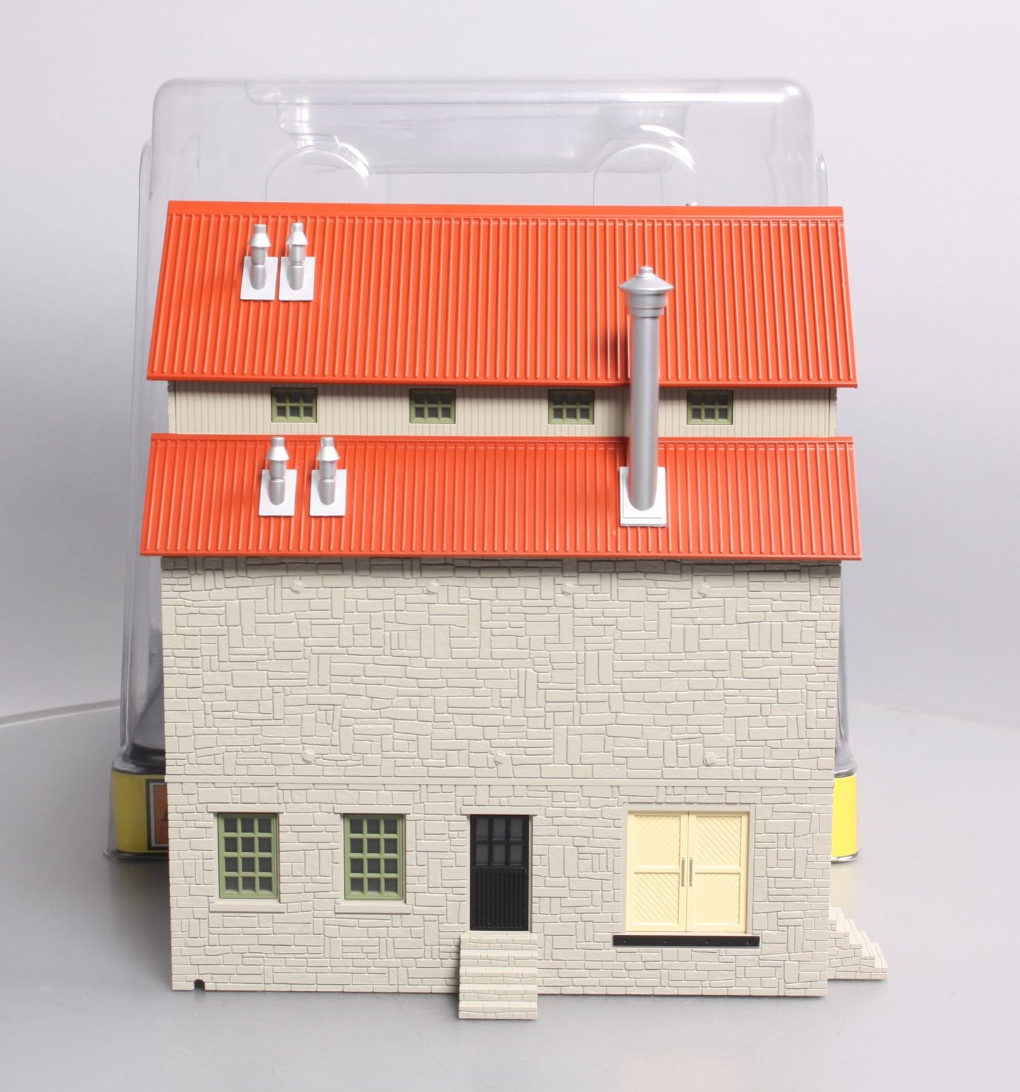 MTH 30-90188 O Granary Layout Building Gray Stone w/Red Oxide Roof NIB