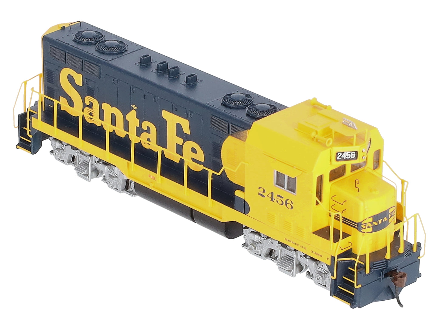 Athearn 89936 HO Scale Santa Fe CF7 Angled Cab Diesel Engine #2456