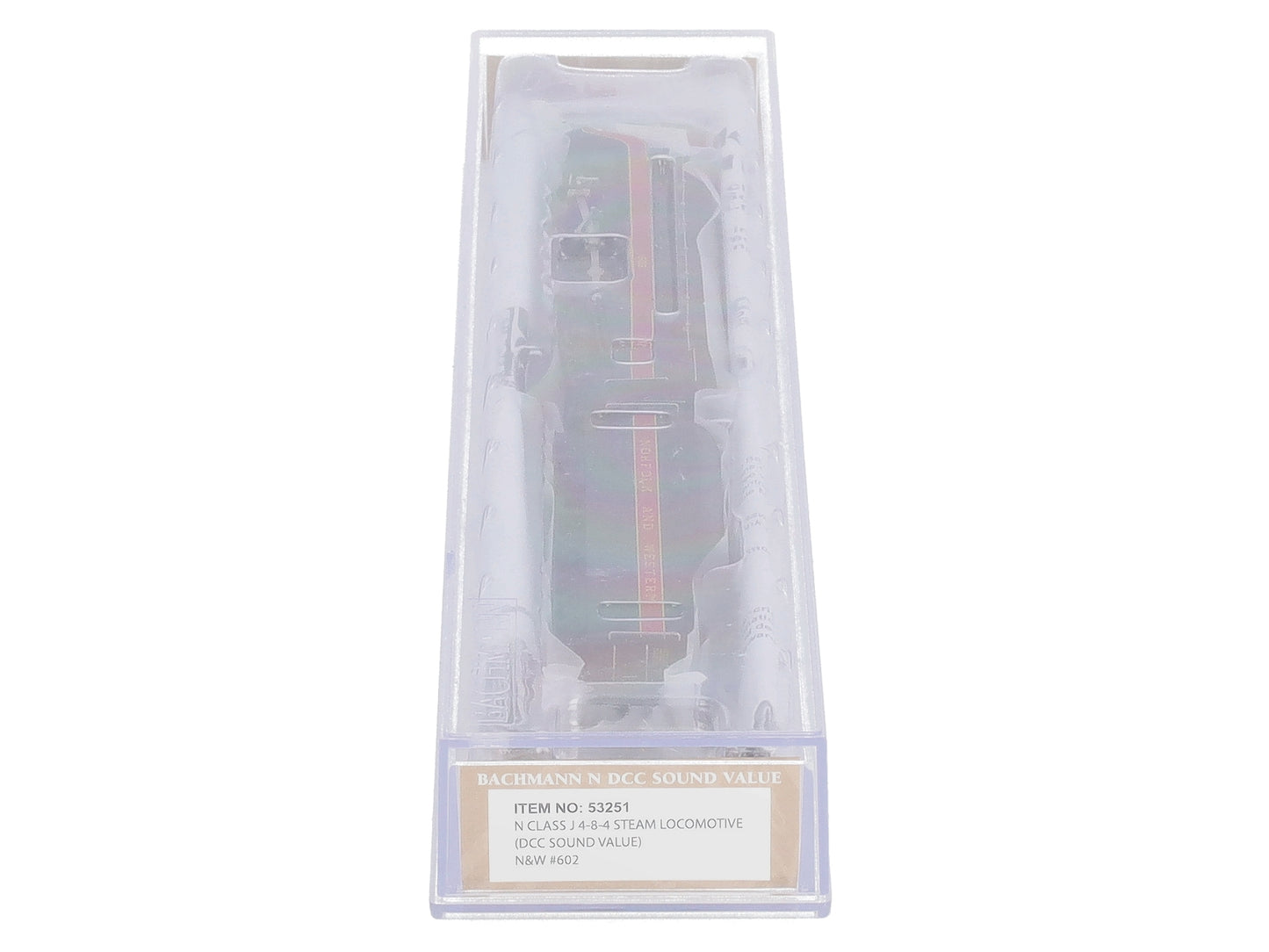 Bachmann 53251 N N&W 4-8-4 Class J Steam Locomotive with DCC Sound Value #602